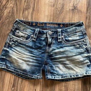 Rock revival women's jean shorts